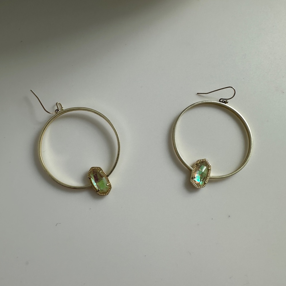 Kendra Scott Drusy Hoop Earrings